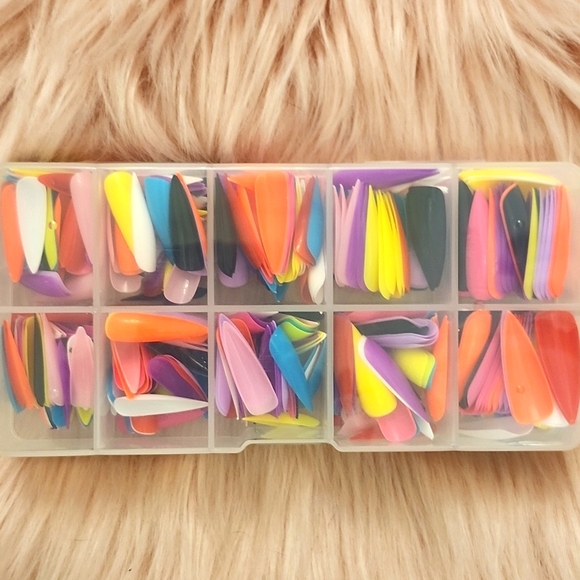 Brand New XL STILETTO False Nails-500CT - Picture 2 of 4